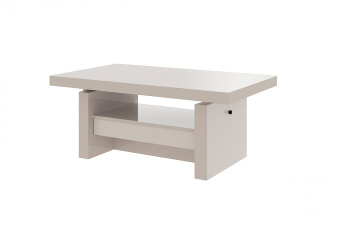 AVERSA coffee table (high gloss/wood-like decor)